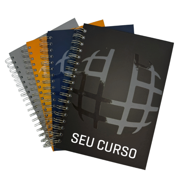 CADERNO COMPACTO CURSOS - 17 x 24 CM