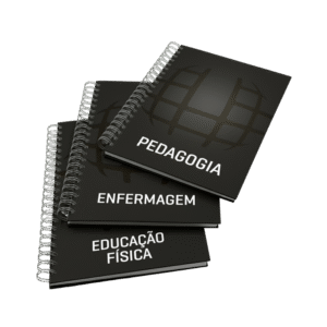 CADERNO COMPACTO PRETO - 17 x 24 CM: PERSONALIZÁVEL POR CURSO