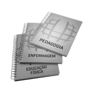 CADERNO COMPACTO CINZA - 17 x 24 CM: PERSONALIZÁVEL POR CURSO