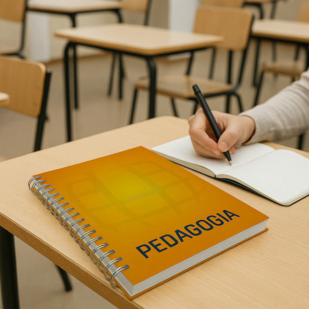 CADERNO COMPACTO LARANJA - 17 x 24 CM: PERSONALIZÁVEL POR CURSO - Imagem 4