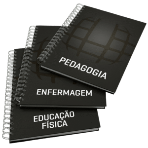 CADERNO UNIVERSITARIO PRETO – 20 x 27,5 CM: PERSONALIZÁVEL POR CURSO