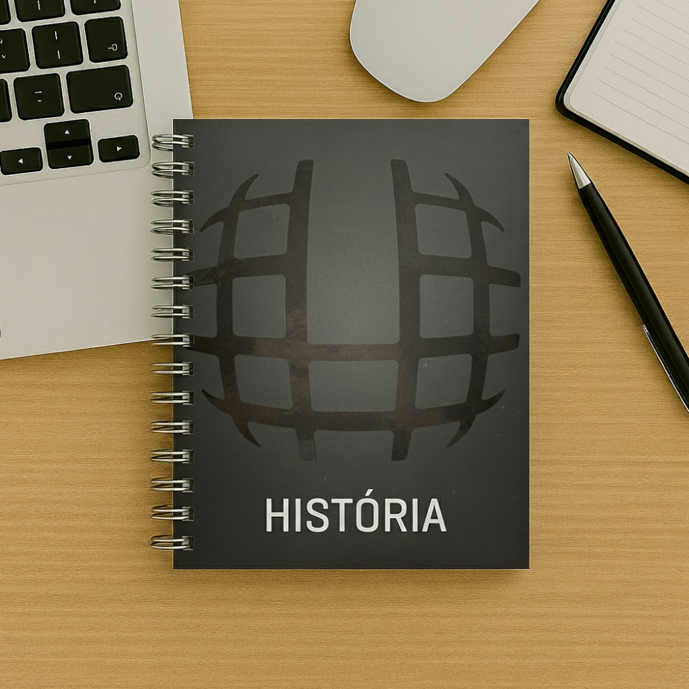 CADERNO UNIVERSITARIO PRETO – 20 x 27,5 CM: PERSONALIZÁVEL POR CURSO - Imagem 4