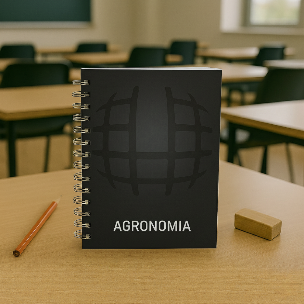 CADERNO UNIVERSITARIO PRETO – 20 x 27,5 CM: PERSONALIZÁVEL POR CURSO - Imagem 3