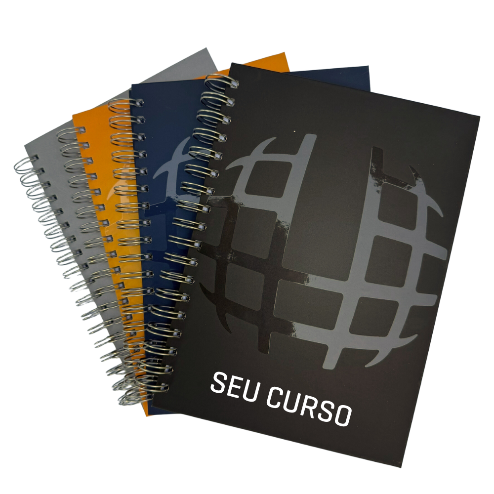 CADERNO UNIVERSITARIO PRETO – 20 x 27,5 CM: PERSONALIZÁVEL POR CURSO - Imagem 6