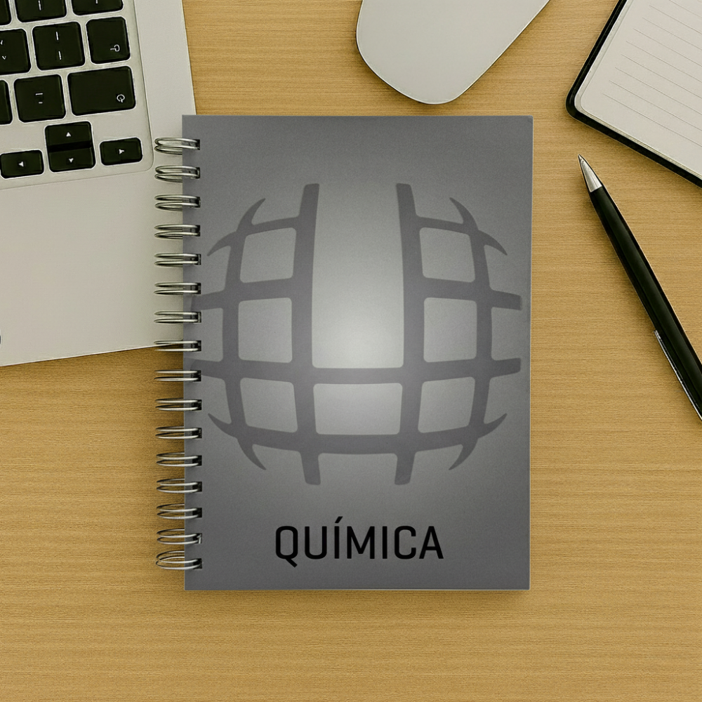 CADERNO UNIVERSITÁRIO CINZA – 20 x 27,5 CM: PERSONALIZÁVEL POR CURSO - Imagem 4