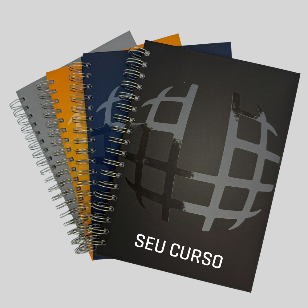 CADERNO UNIVERSITÁRIO CINZA – 20 x 27,5 CM: PERSONALIZÁVEL POR CURSO - Imagem 6
