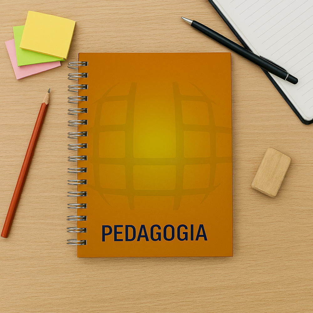 CADERNO UNIVERSITARIO LARANJA – 20 x 27,5 CM: PERSONALIZÁVEL POR CURSO - Imagem 3