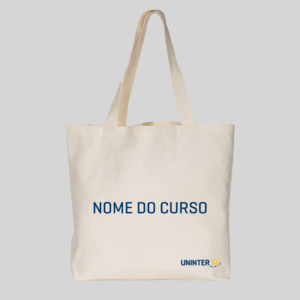 SACOLA DE ALGODÃO – PERSONALIZÁVEL POR CURSO