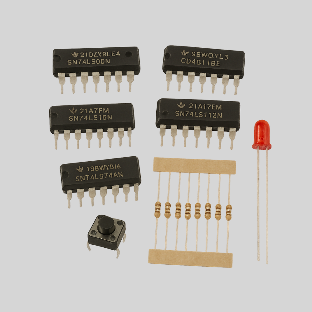 CONJUNTO DE COMPONENTES PARA ATIVIDADES PRÁTICAS: ELETRÔNICA DIGITAL