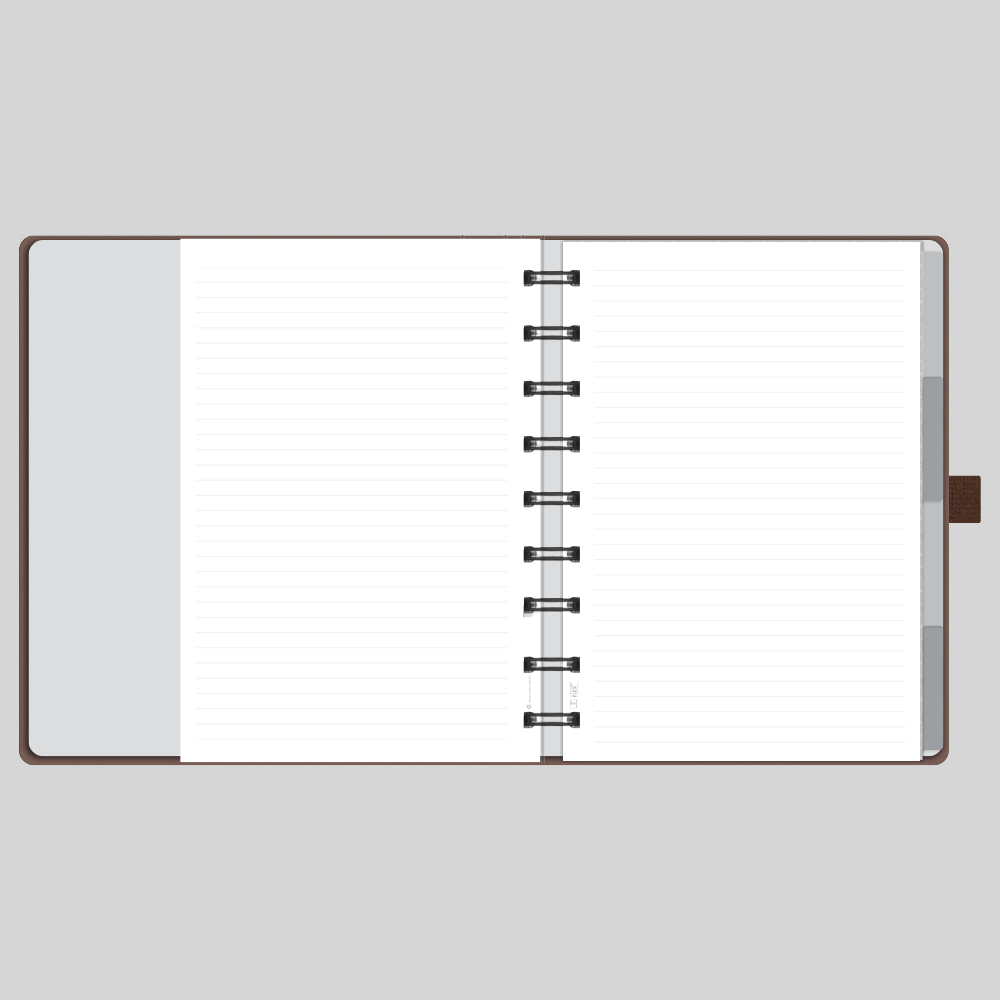 CADERNO ULTRA SYSTEMFLEX WIRE-O OCULTO - 16,5 X 24 CM - Imagem 2