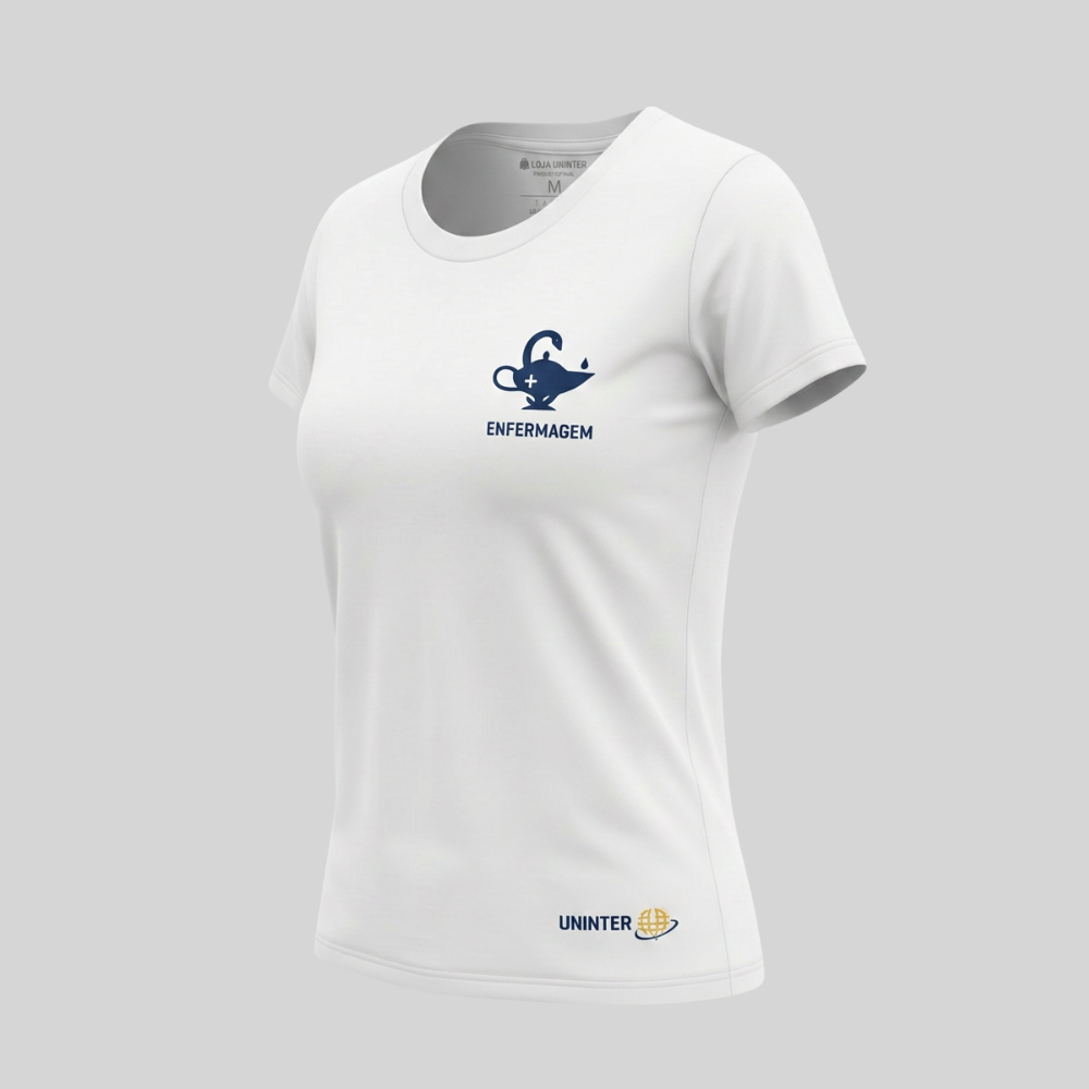 COMBO: CAMISETA ENFERMAGEM FEMININA + JALECO ENFERMAGEM UNISSEX - Imagem 4