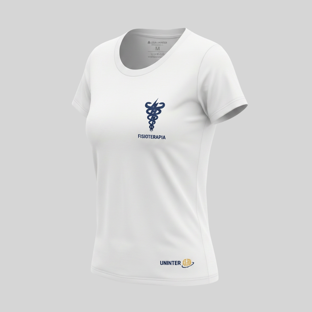 COMBO: CAMISETA FISIOTERAPIA FEMININA + JALECO FISIOTERAPIA UNISSEX - Imagem 3