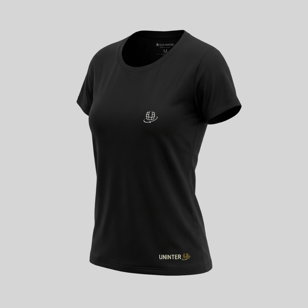 CAMISETA FEMININA GLOBO UNINTER - Imagem 2