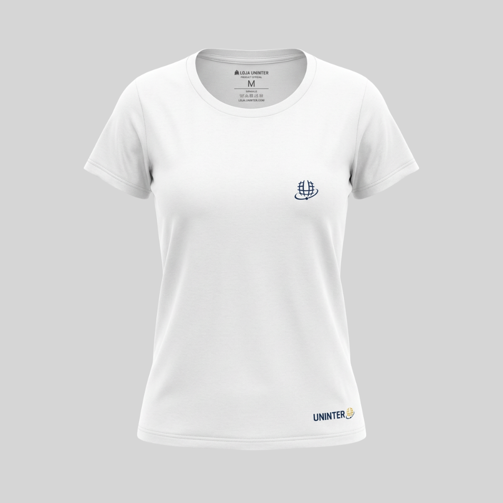 CAMISETA FEMININA GLOBO UNINTER - Imagem 4
