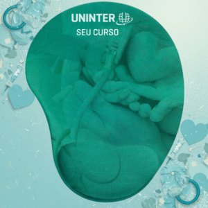 MOUSE PAD GOTA COM APOIO CURSOS: ESCOLA DA SAÚDE - PRODUTO PERSONALIZÁVEL