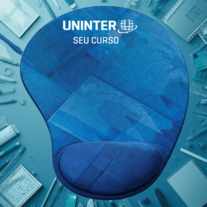 MOUSE PAD GOTA COM APOIO CURSOS: ESCOLA DA EDUCAÇÃO - PRODUTO PERSONALIZÁVEL