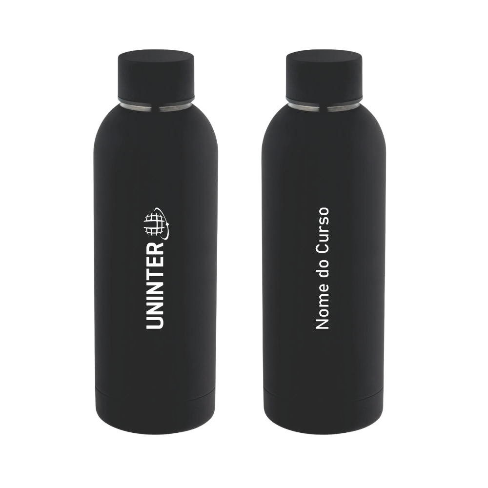 SQUEEZE GARRAFA TÉRMICO PAREDE DUPLA