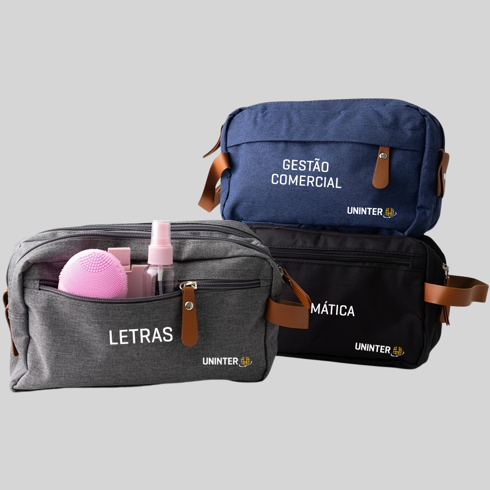 ESTOJO NECESSAIRE CLÁSSICA – PERSONALIZÁVEL POR CURSO