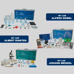 COMBO LABORATÓRIO DE PRÁTICA - MY LAB ALFRED NOBEL + MY LAB ALBERT EINSTEN + JOHANN MENDEL
