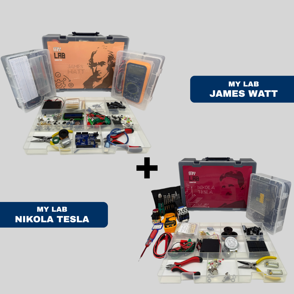 COMBO LABORATÓRIO DE PRÁTICA - MY LAB JAMES WATT + MY LAB NIKOLA TESLA