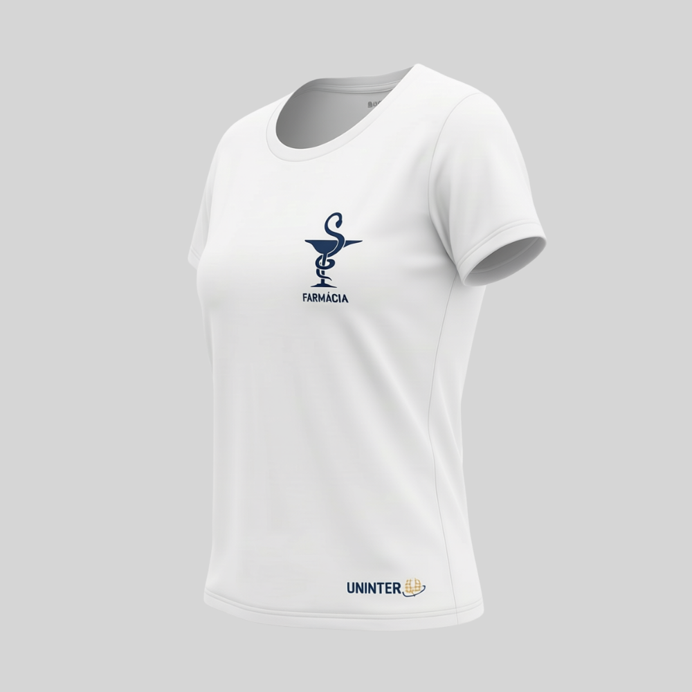 COMBO: CAMISETA FARMÁCIA FEMININA + JALECO FARMÁCIA UNISSEX - Imagem 4