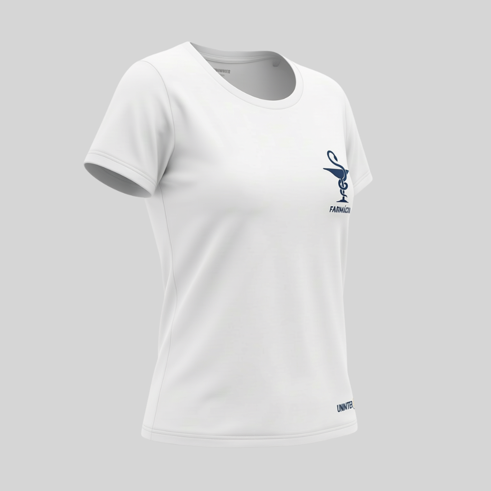 COMBO: CAMISETA FARMÁCIA FEMININA + JALECO FARMÁCIA UNISSEX - Imagem 3