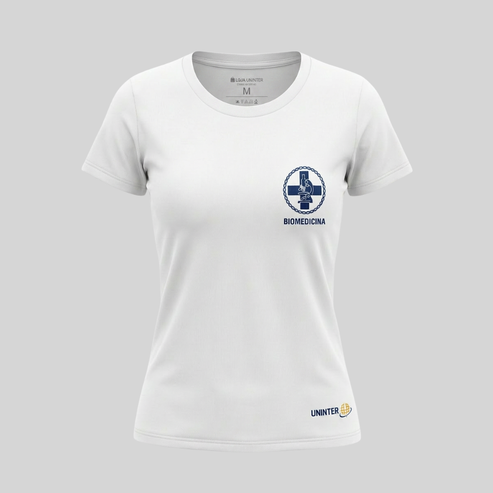 COMBO: CAMISETA BIOMEDICINA FEMININA + JALECO BIOMEDICINA UNISSEX - Imagem 2