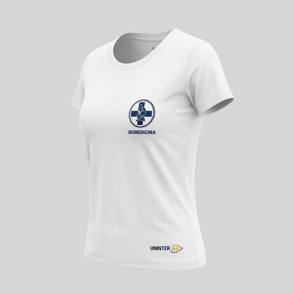 COMBO: CAMISETA BIOMEDICINA FEMININA + JALECO BIOMEDICINA UNISSEX - Imagem 3