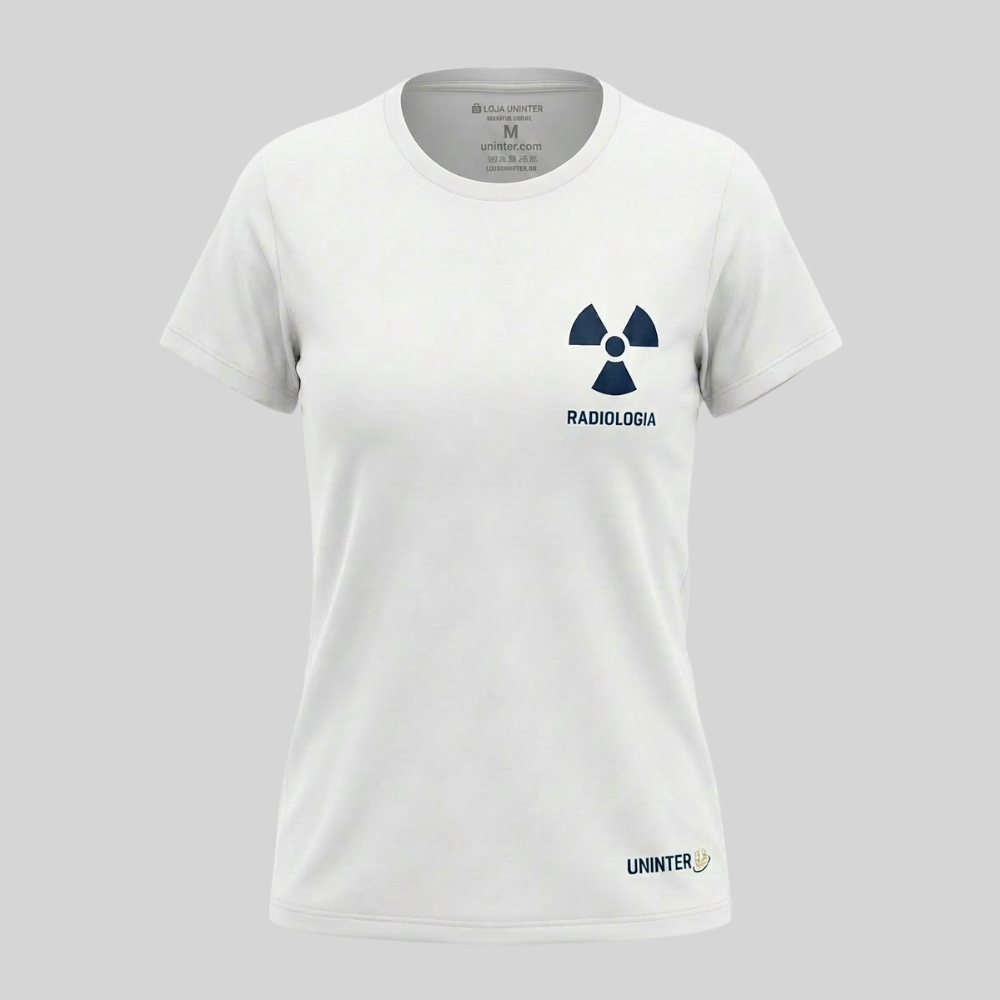 COMBO: CAMISETA RADIOLOGIA FEMININA + JALECO RADIOLOGIA UNISSEX - Imagem 2