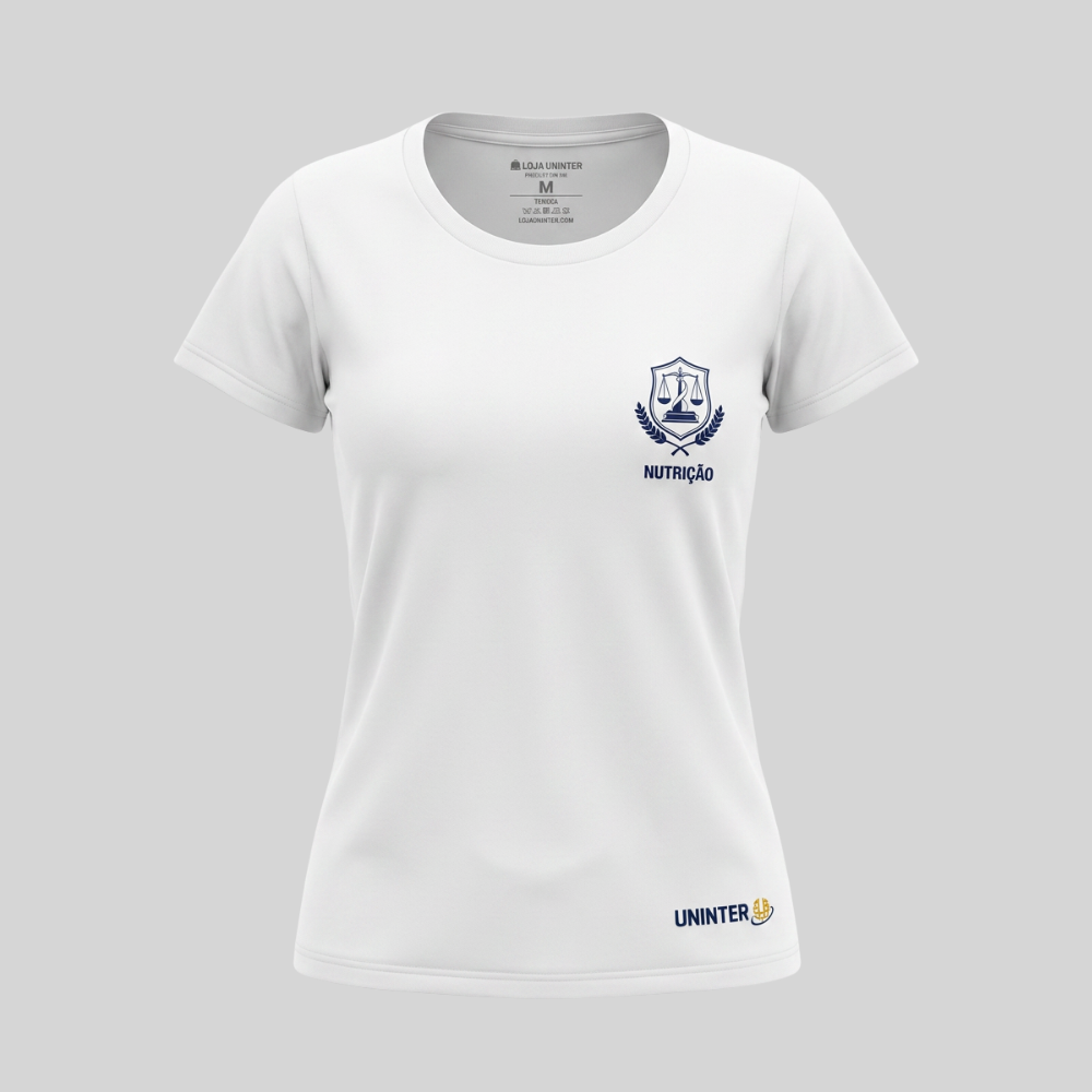 COMBO: CAMISETA NUTRIÇÃO FEMININA + JALECO NUTRIÇÃO UNISSEX - Imagem 2