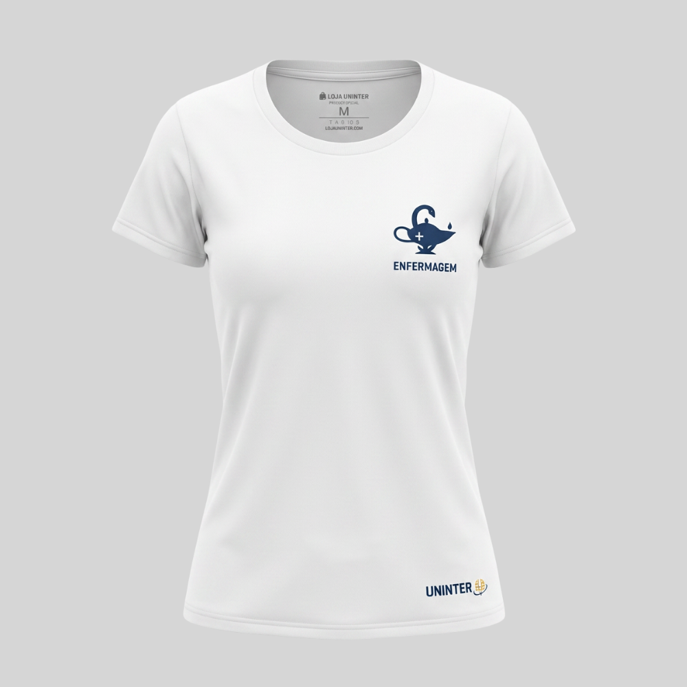 COMBO: CAMISETA ENFERMAGEM FEMININA + JALECO ENFERMAGEM UNISSEX - Imagem 2