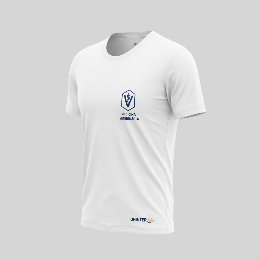 COMBO: CAMISETA MEDICINA VETERINÁRIA MASCULINA + JALECO MEDICINA VETERINÁRIA UNISSEX - Imagem 3