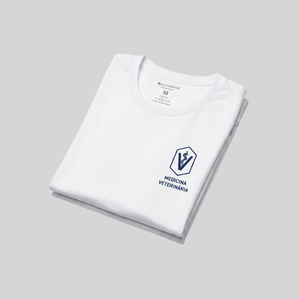 COMBO: CAMISETA MEDICINA VETERINÁRIA MASCULINA + JALECO MEDICINA VETERINÁRIA UNISSEX - Imagem 5