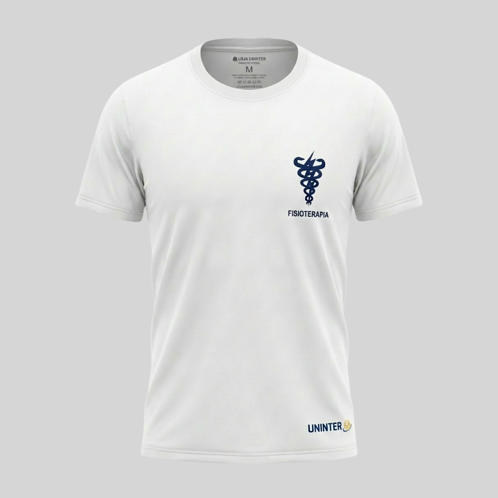 COMBO: CAMISETA FISIOTERAPIA MASCULINA + JALECO FISIOTERAPIA UNISSEX - Imagem 2