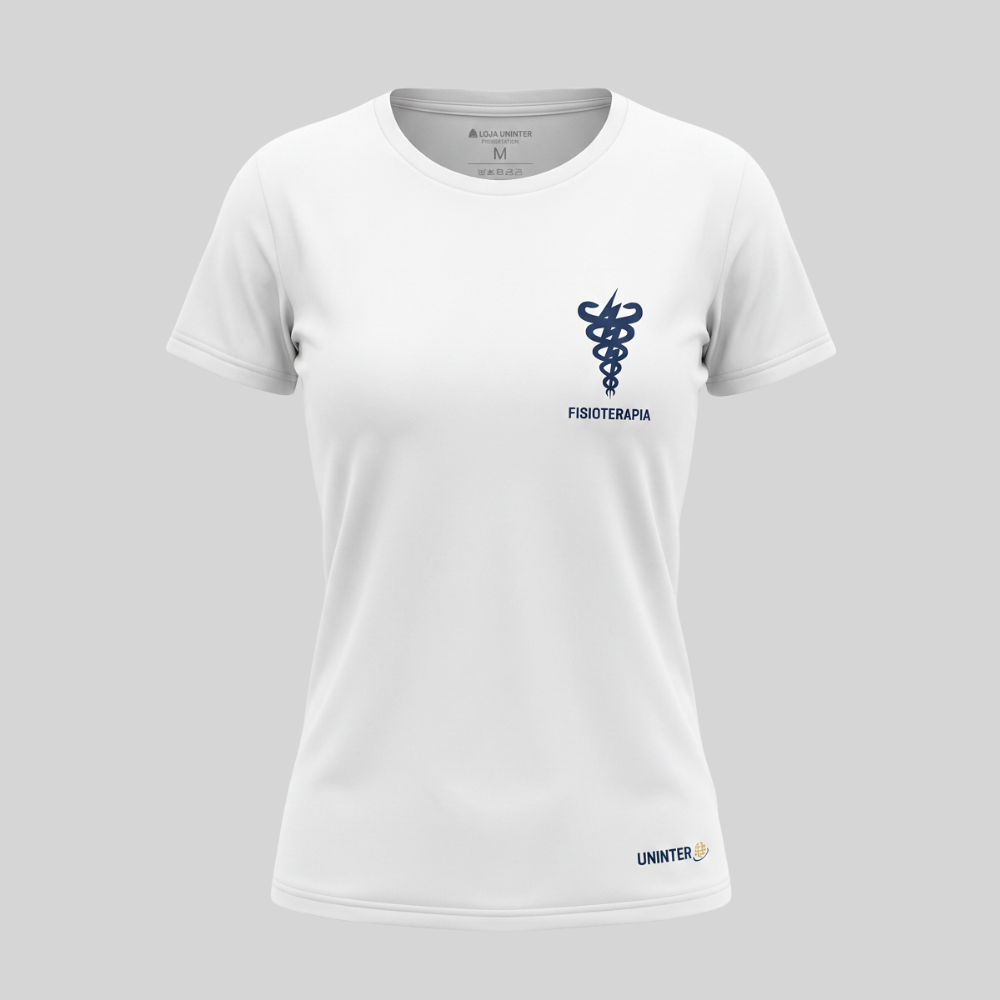 COMBO: CAMISETA FISIOTERAPIA FEMININA + JALECO FISIOTERAPIA UNISSEX - Imagem 2