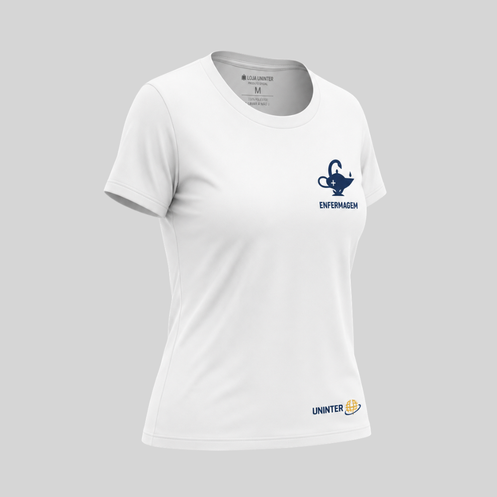 COMBO: CAMISETA ENFERMAGEM FEMININA + JALECO ENFERMAGEM UNISSEX - Imagem 3